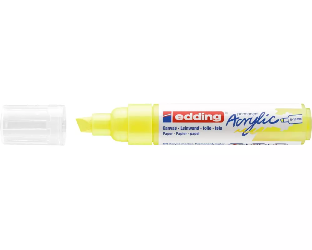 edding Acrylmarker 5000 Breit, Neongelb