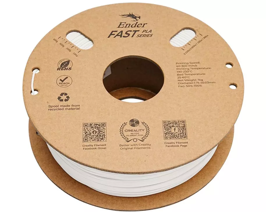 Creality Filament PLA Fast Weiss