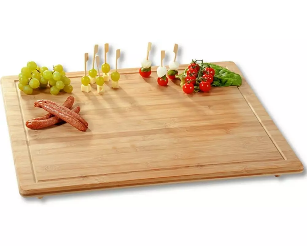 Kesper Schneide- und Abdeckplatte Bambus 56 x 50 x 4 cm