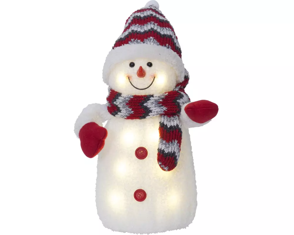 Star Trading LED Schneemann 38 cm rot