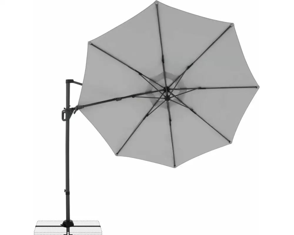 Doppler Sonnenschirm Life 310 Side - Hellgrau