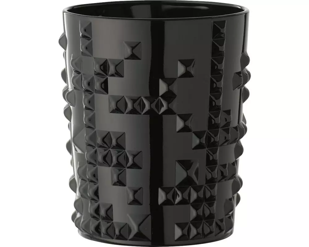 Nachtmann Punk Becher Jet-Black 348 ml, 1 Stück, Transparent
