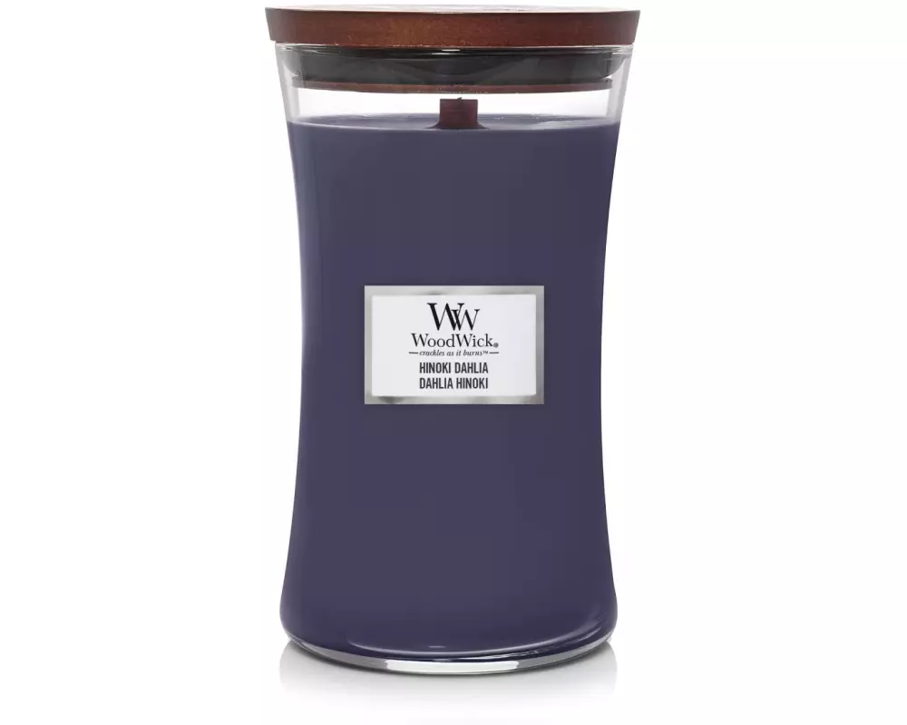 Woodwick Duftkerze Hinoki Dahlia Large Jar