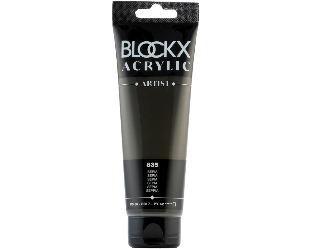 BLOCKX Acrylfarbe 120ml 60835BXC sepia