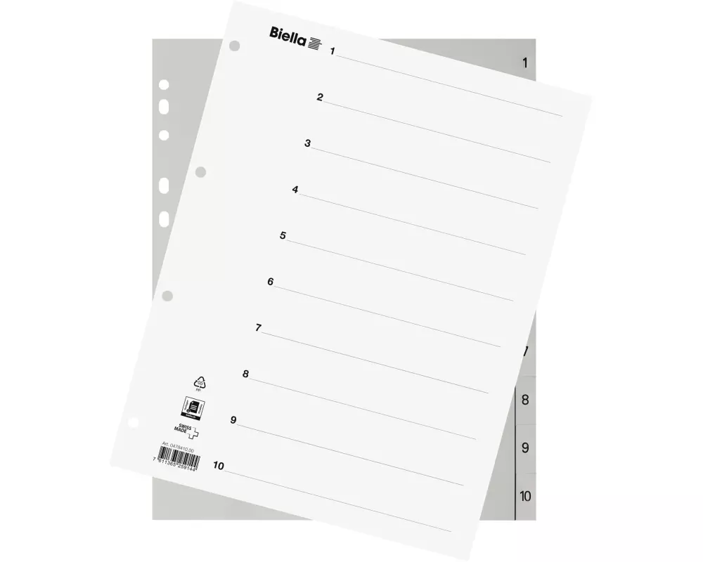 Biella Register A4 1-10