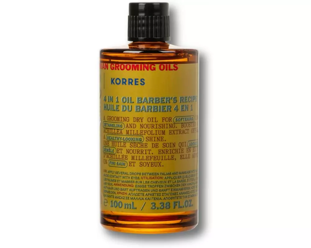 KORRES Athenian Grooming 4-in-1 Oil Barber's Recipe