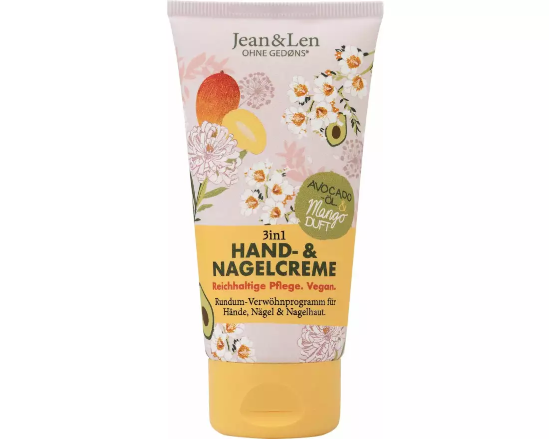 Jean & Len Hand- & Nagelcreme Mango/Avocado 75 ml