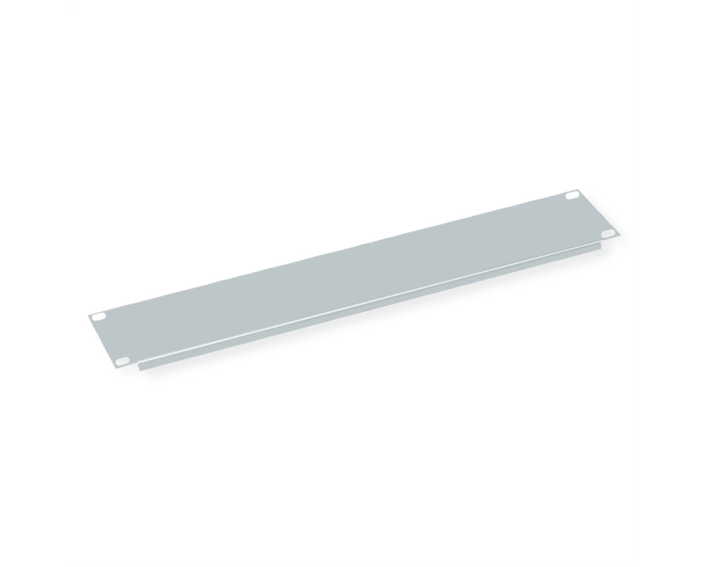 VALUE 19-Zoll-Blindplatte 2 HE, grau