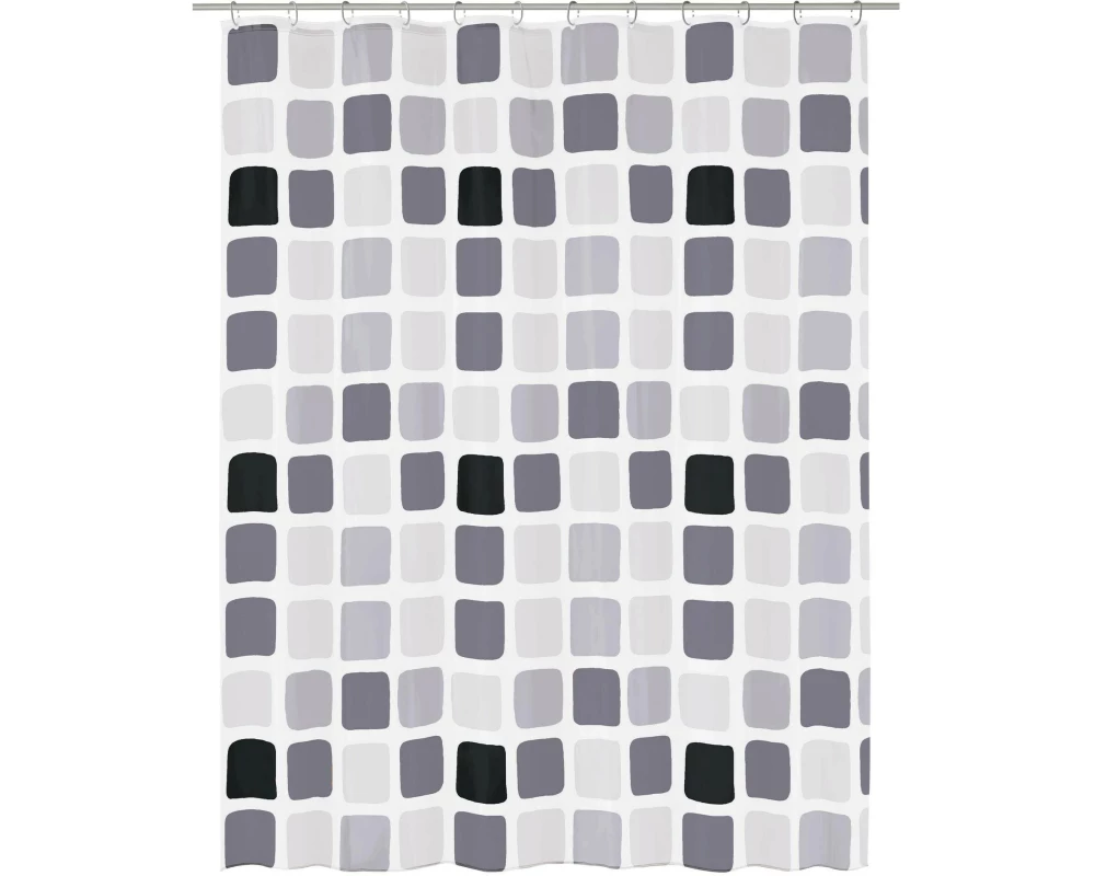 Kleine Wolke Duschvorhang Sonny 180 x 200 cm, Anthrazit