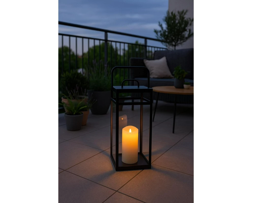 Home Fashion Laterne Laterne 30 cm, Schwarz/Keine Angabe