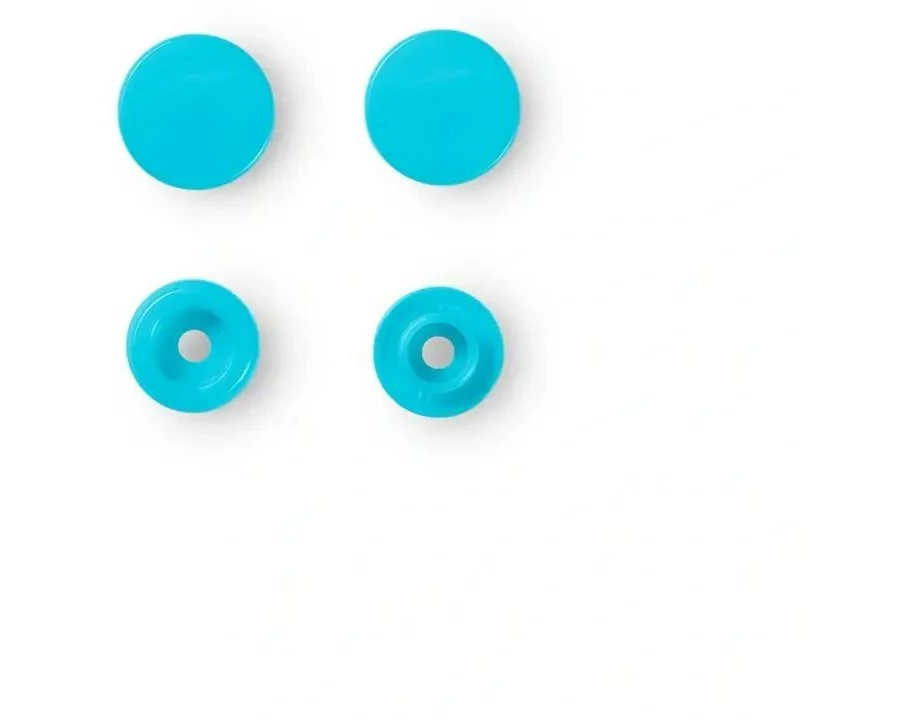 Prym Druckknöpfe Color Snaps Grau, Ø 12,4 mm, 30 Stück