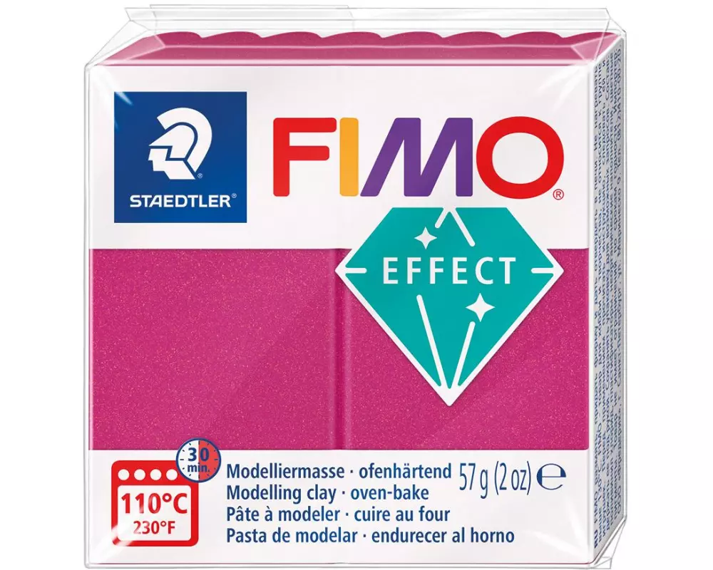 Fimo Modelliermasse Fimo effect 57g Bordeaux metallic