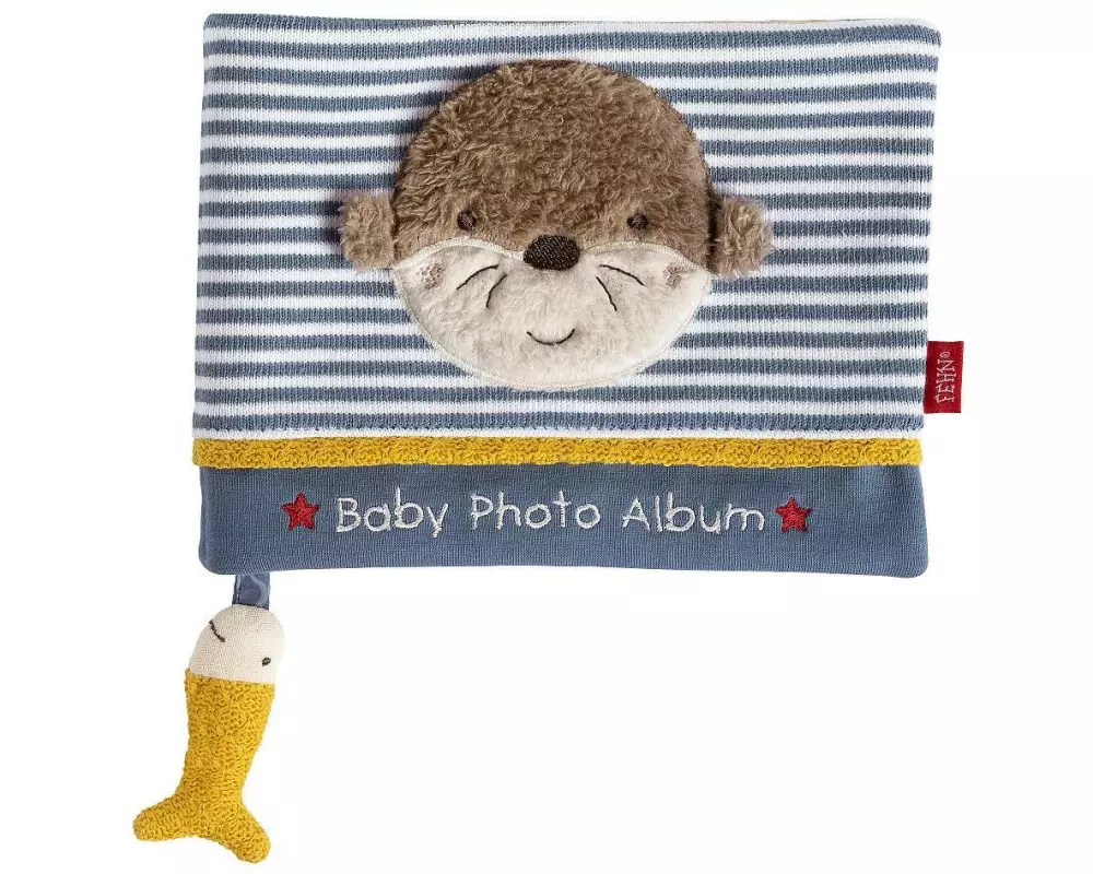 fehn Fotoalbum Otter Stoff, 20 x 15 cm