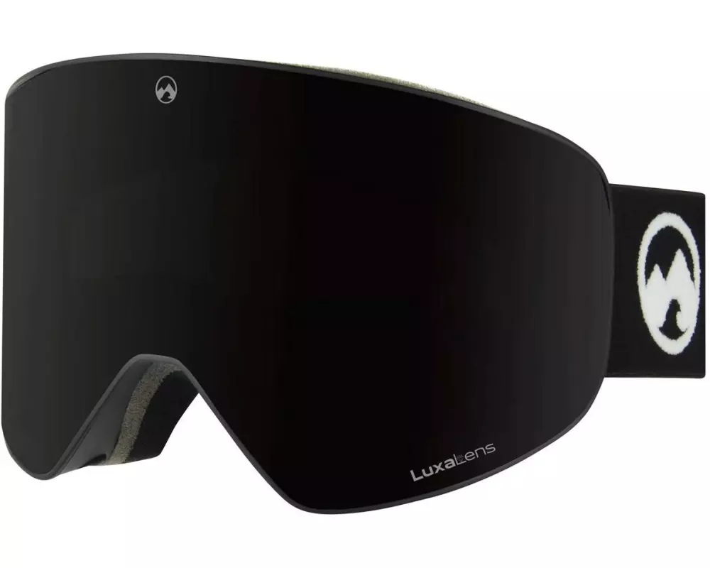 MowMow Skibrille Stealth Schwarz