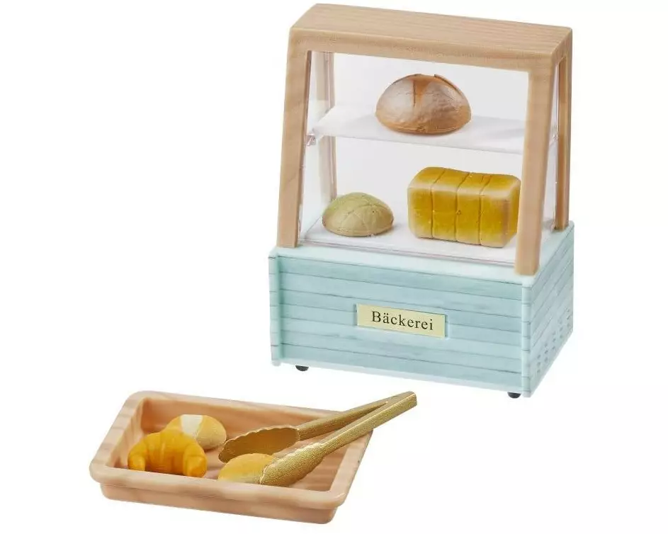 HobbyFun Mini-Figur Bäckerei Verkaufstheke 4.5 x 2.8 x 5.5 cm