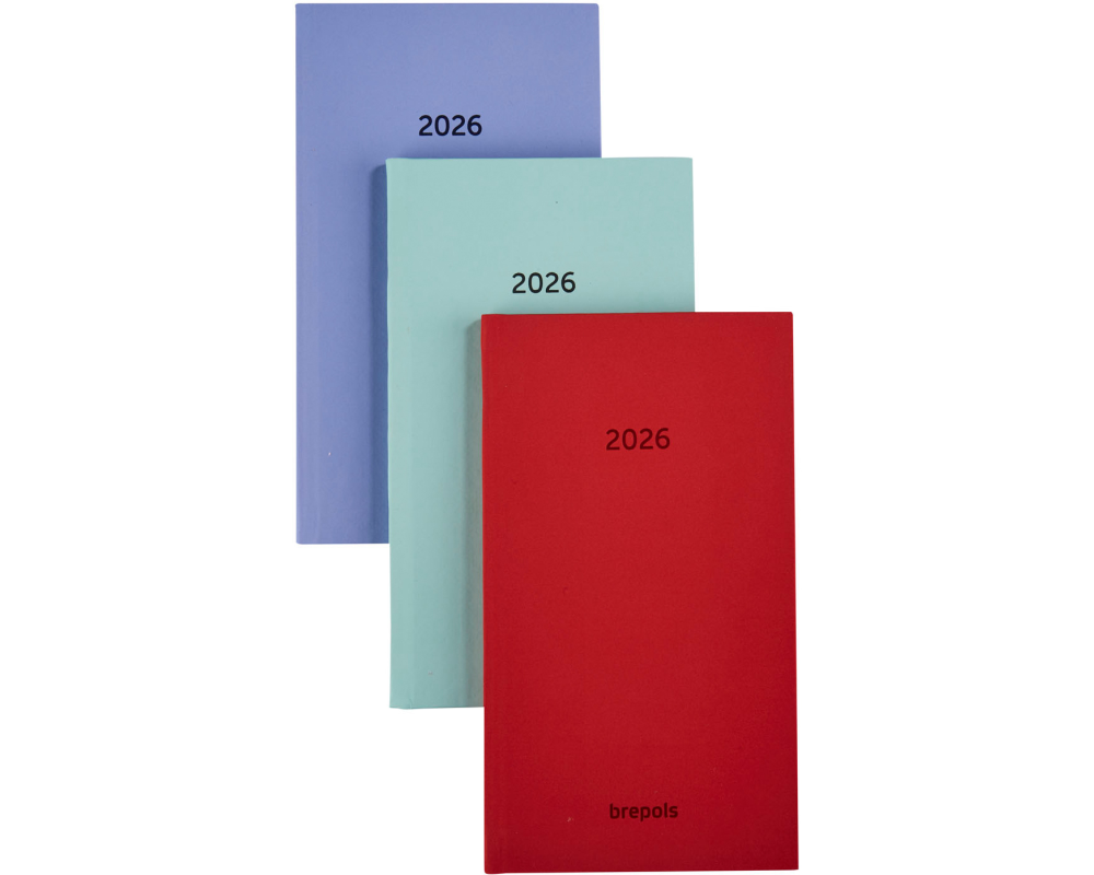 BREPOLS Agenda Interplan Sunrise 2026 73602759960 1W/2S ass. 9x16cm