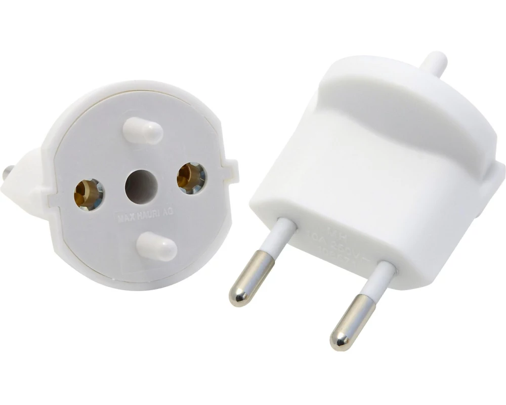 STEFFEN Fixadapter SchuKo Konturenstecker – T11 Weiss