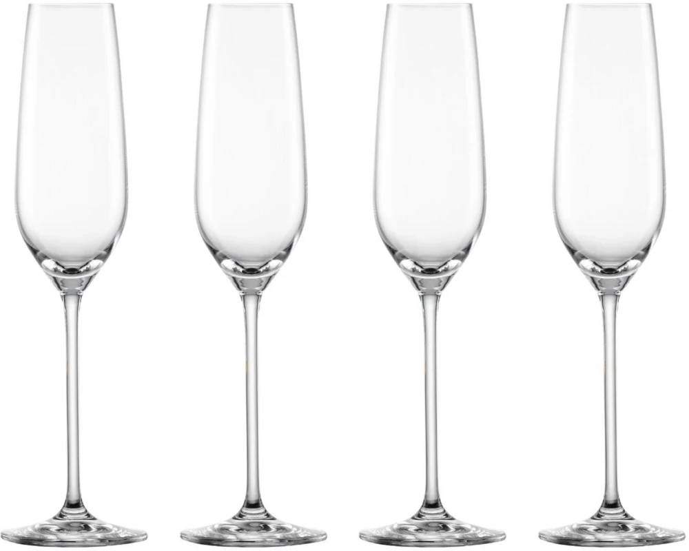 Schott Zwiesel Sektglas Fortissimo 240 ml, 4 Stück, Transparent