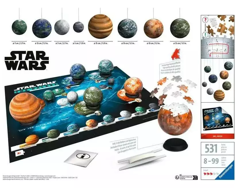 Ravensburger 3D Puzzle Ball: Star Wars Galaxie