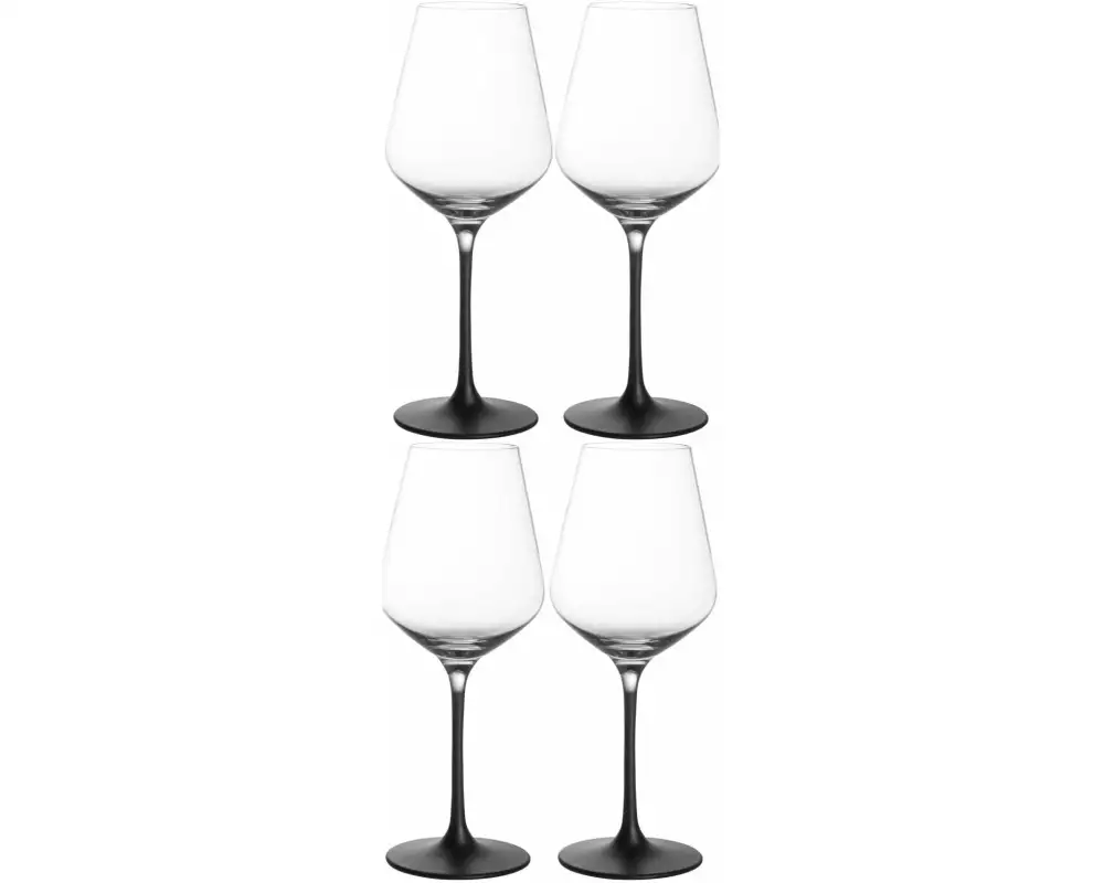 Villeroy & Boch Weissweinglas Rock 380 ml, 4 Stück, Transparent