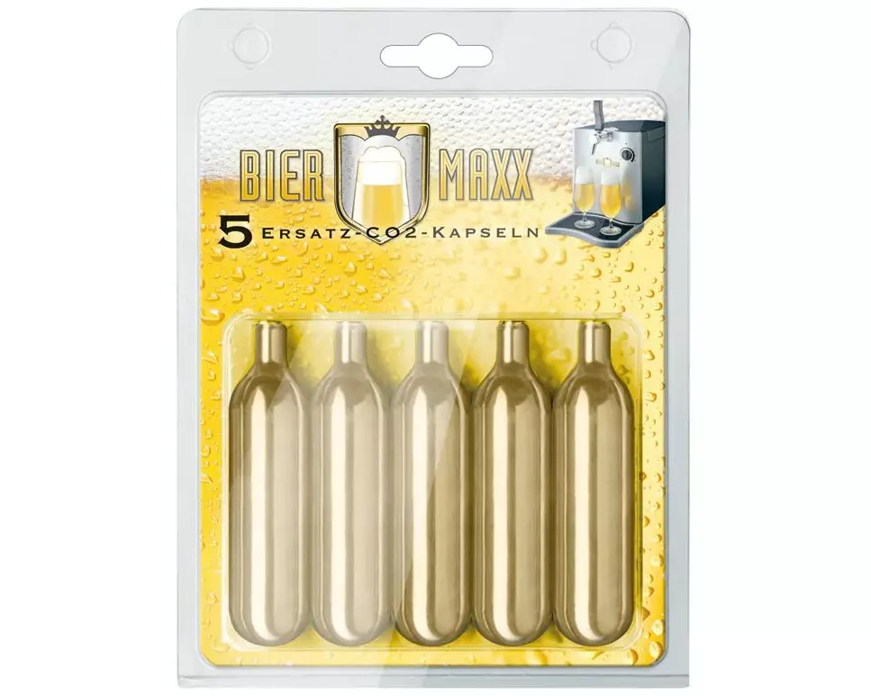 BIERmaxx CO2 Kapseln - 5er-Set
