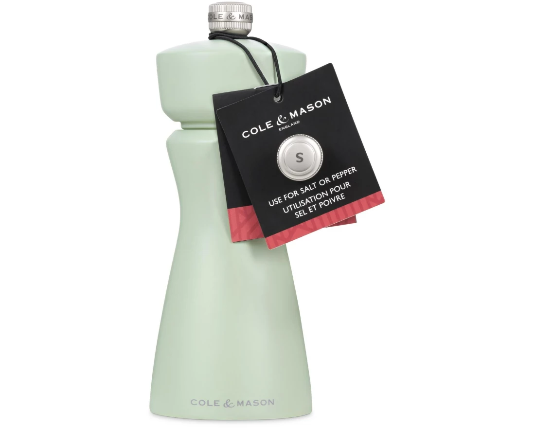 Cole&Mason Salz- oder Pfeffermühle Kenton 15 cm, Hellgrün