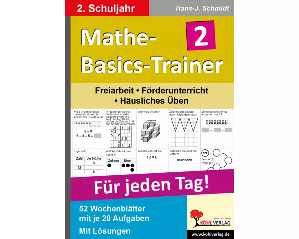 Mathe-Basics-Trainer / 2. Schuljahr Grundlagentraining für jeden Tag