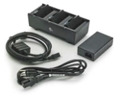 3SLOT BATT CHARGER PSU+EU CORD