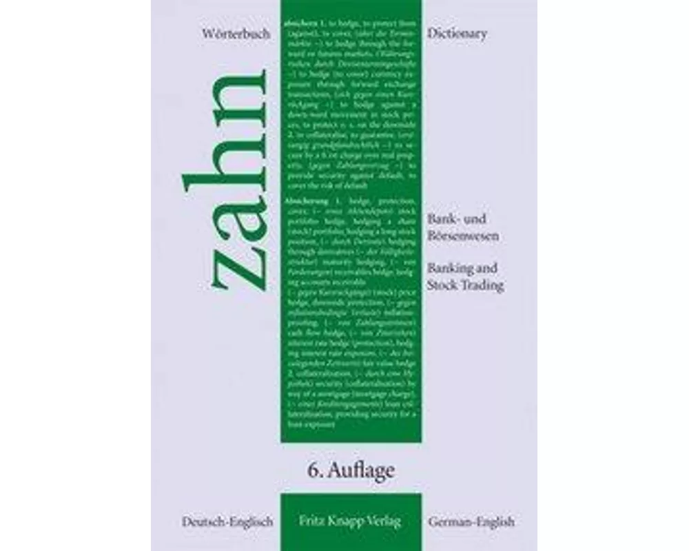Wrterbuch fr das Bank- und Brsenwesen