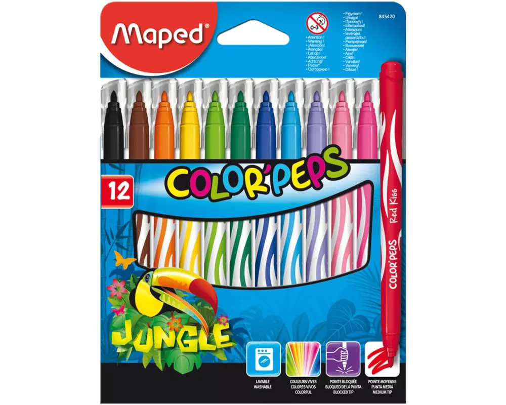 maped Filzstift Jungle 12 Stück