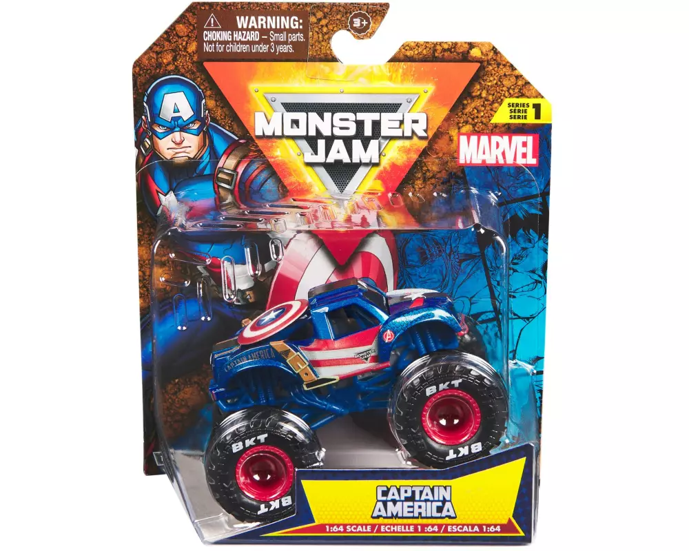 Spinmaster Monster Jam – Marvel 1:64 Assortiert