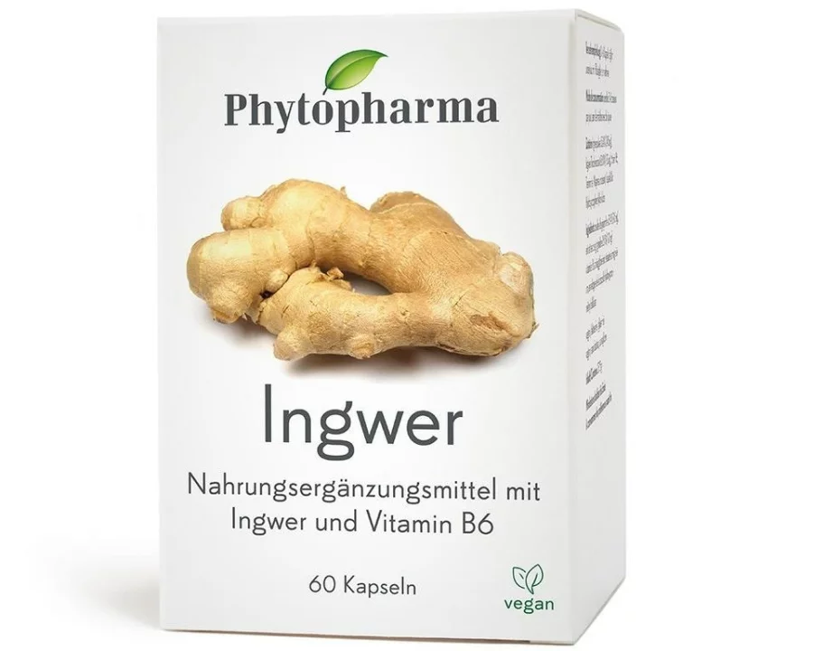 Phytopharma Kapsel Ingwer 60 Stück