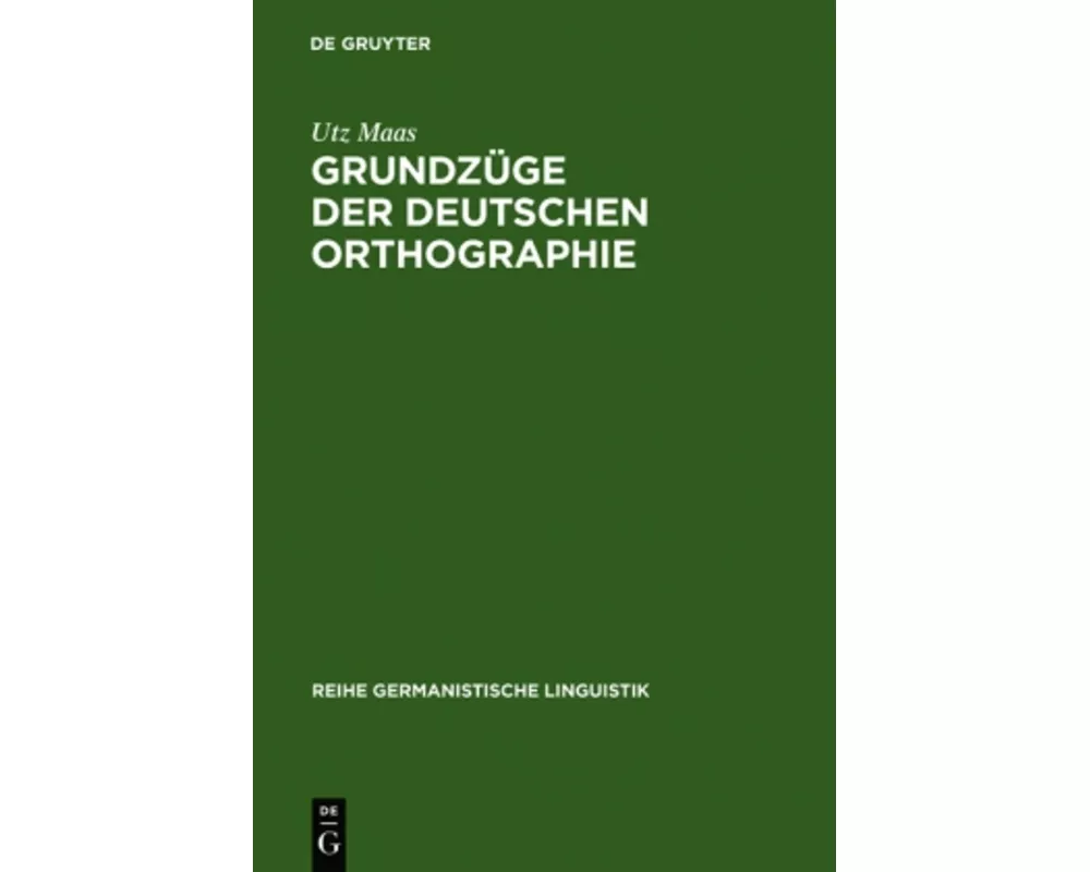 Grundzüge der deutschen Orthographie