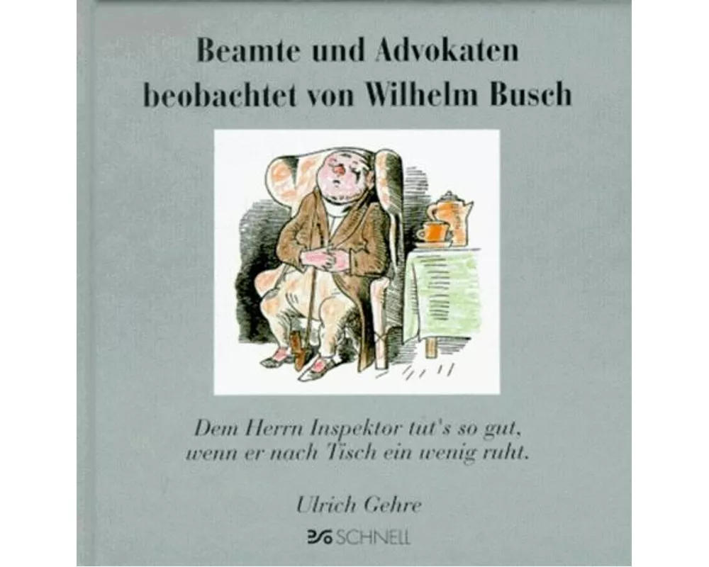 Beamte und Advokaten beobachtet von Wilhelm Busch