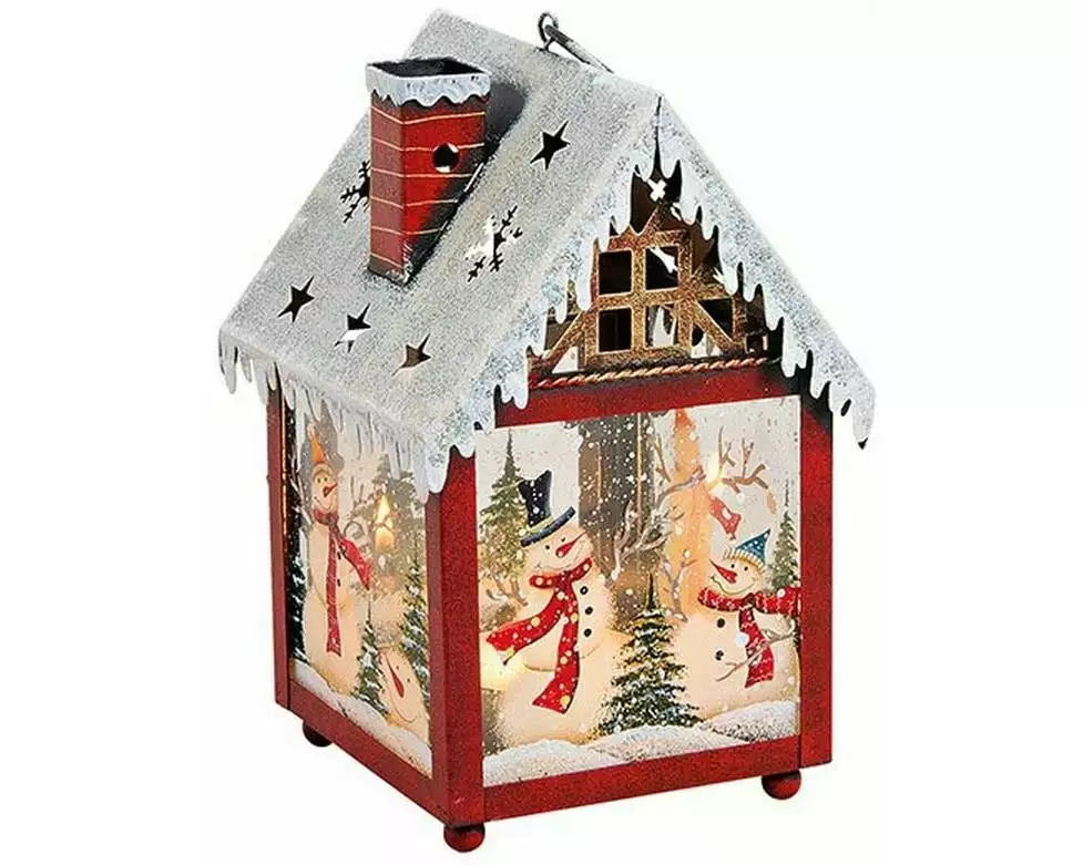 G. Wurm Schneemann Rot/Weiss,