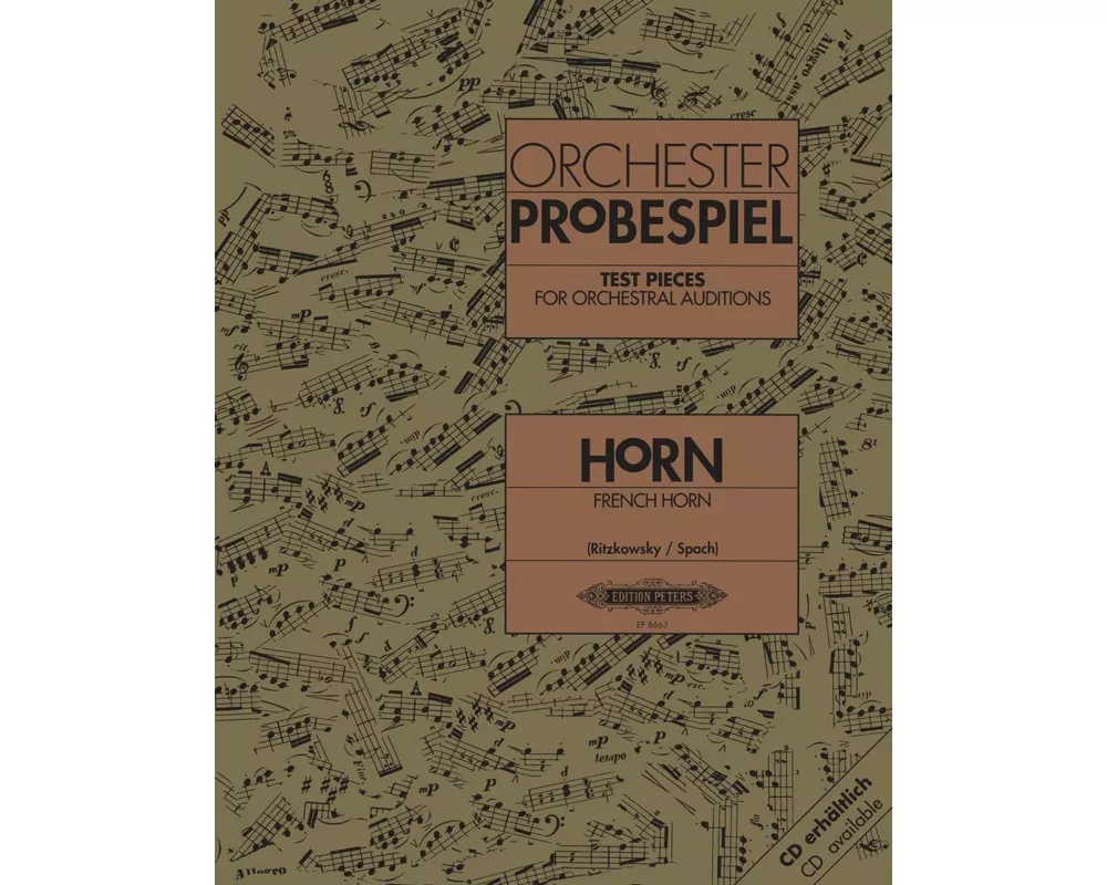 Test Pieces for Orchestral Auditions: French Horn