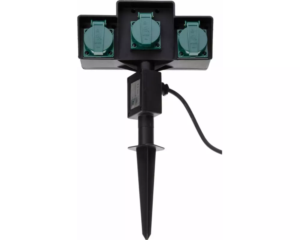 Max Hauri Steckdosen-Erdpfahl 3x T13