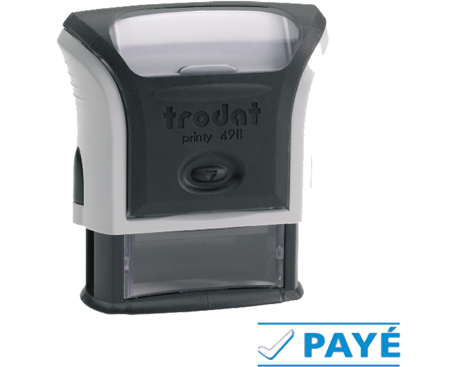 TRODAT Stempel PAYE 4911 blau