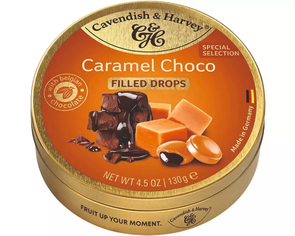 Cavendish & Harvey Caramel Choco Filled Drops 130 g