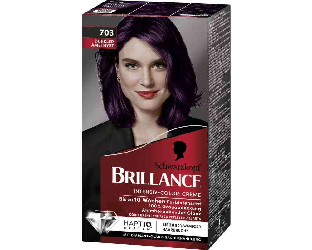 Schwarzkopf BRILLANCE Haarcoloration 703 Dunkler Amethyst