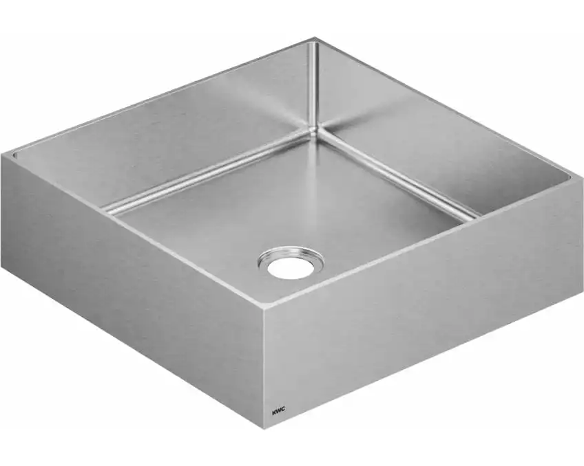 KWC Edelstahlbecken design 400 x 400 mm