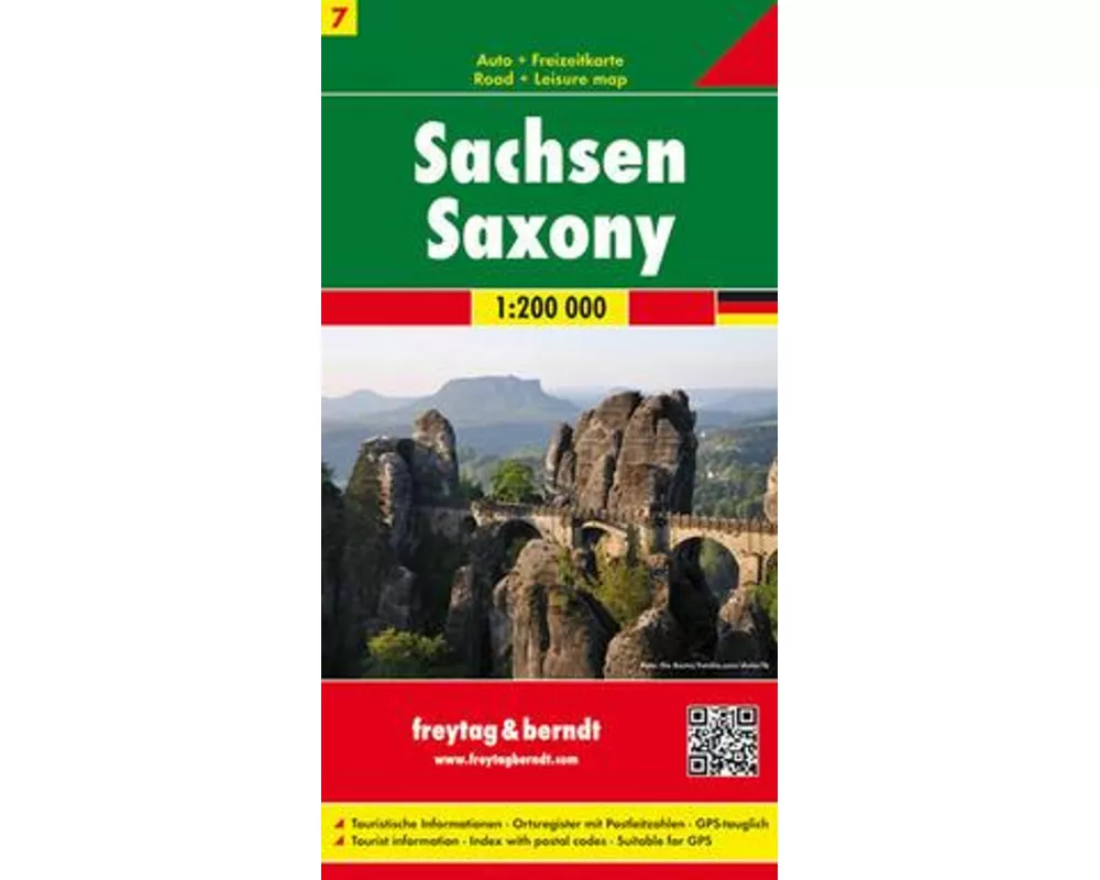 freytag & berndt Straßenkarte Sachsen 1:200.000