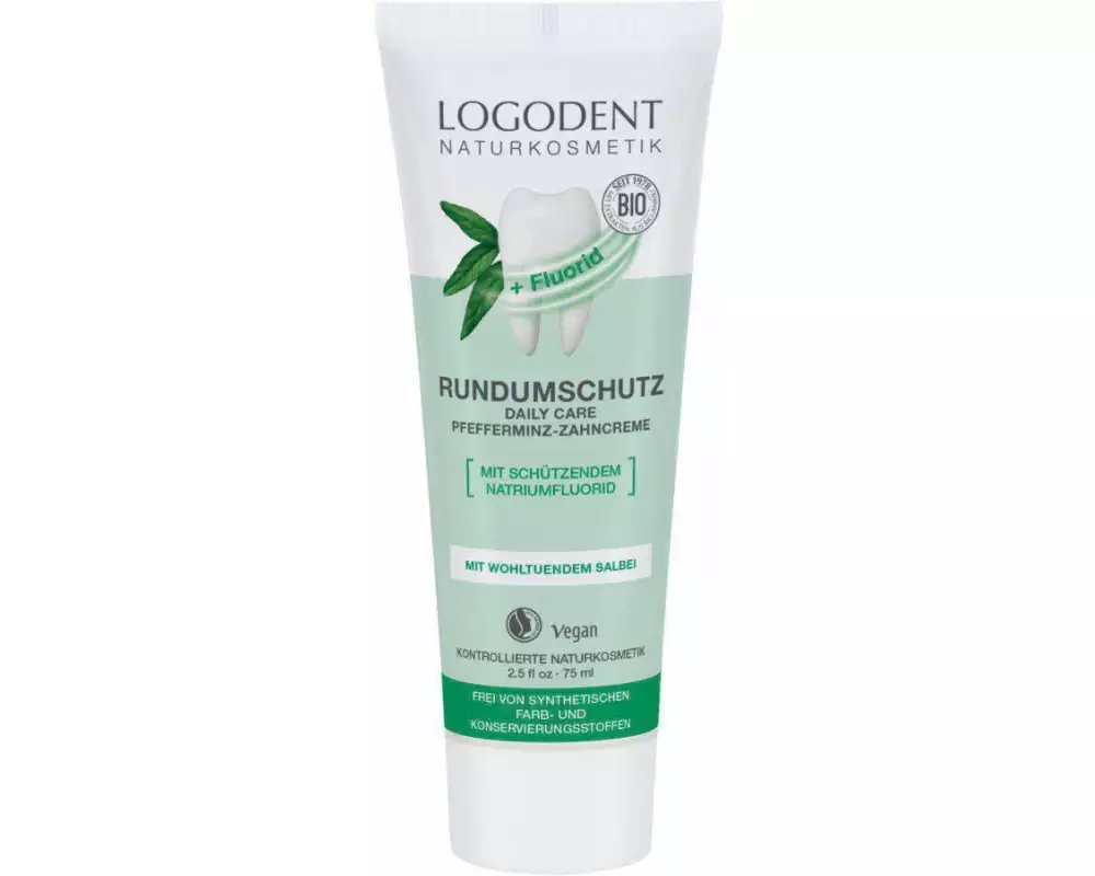 Logona Zahncreme Rundumschutz Pfefferminze 75 ml