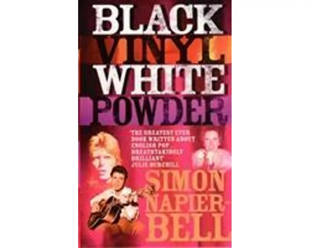 Black Vinyl White Powder