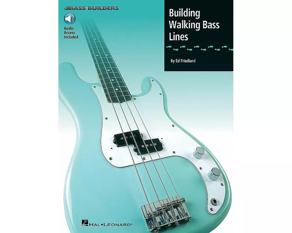 Building Walking Bass Lines Jazz and Blues Bass Instruction Book Online Audio Included Hal Leonard Bass Builders Series