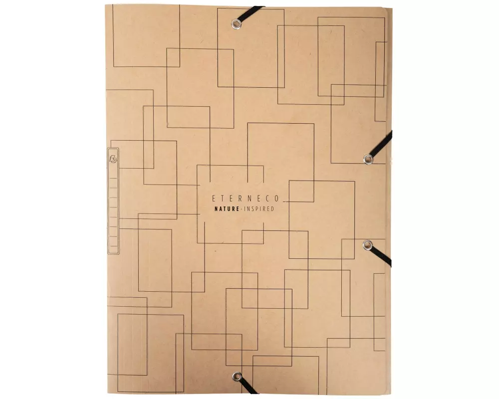 Exacompta Gummibandmappe Eterneco A4 Braun