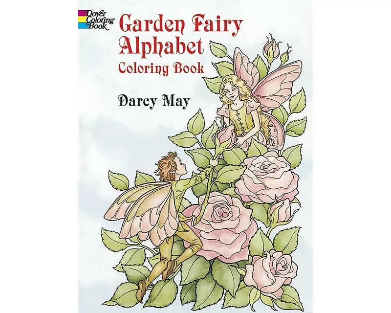 Garden Fairy Alphabet Coloring Book