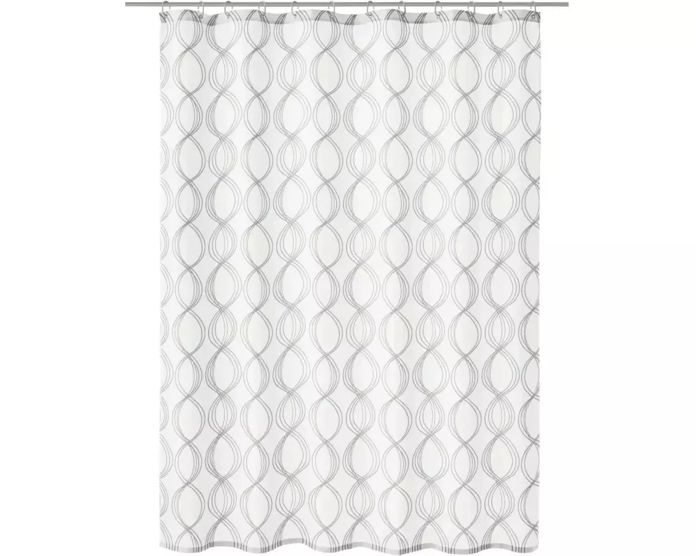 Kleine Wolke Duschvorhang Classy 180 x 200 cm, Weiss