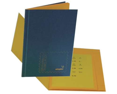 SIMPLEX Briefmarkenbuch grün 18473