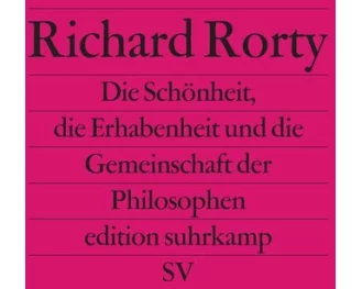 Die Schönheit, die Erhabenheit und die Gemeinschaft der Philosophen